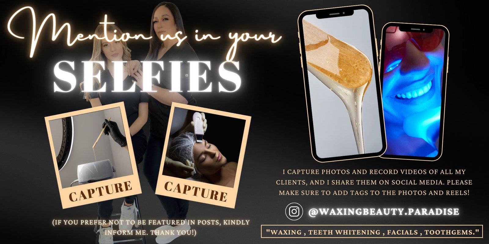 Waxing and Beauty Paradise appointment preparation